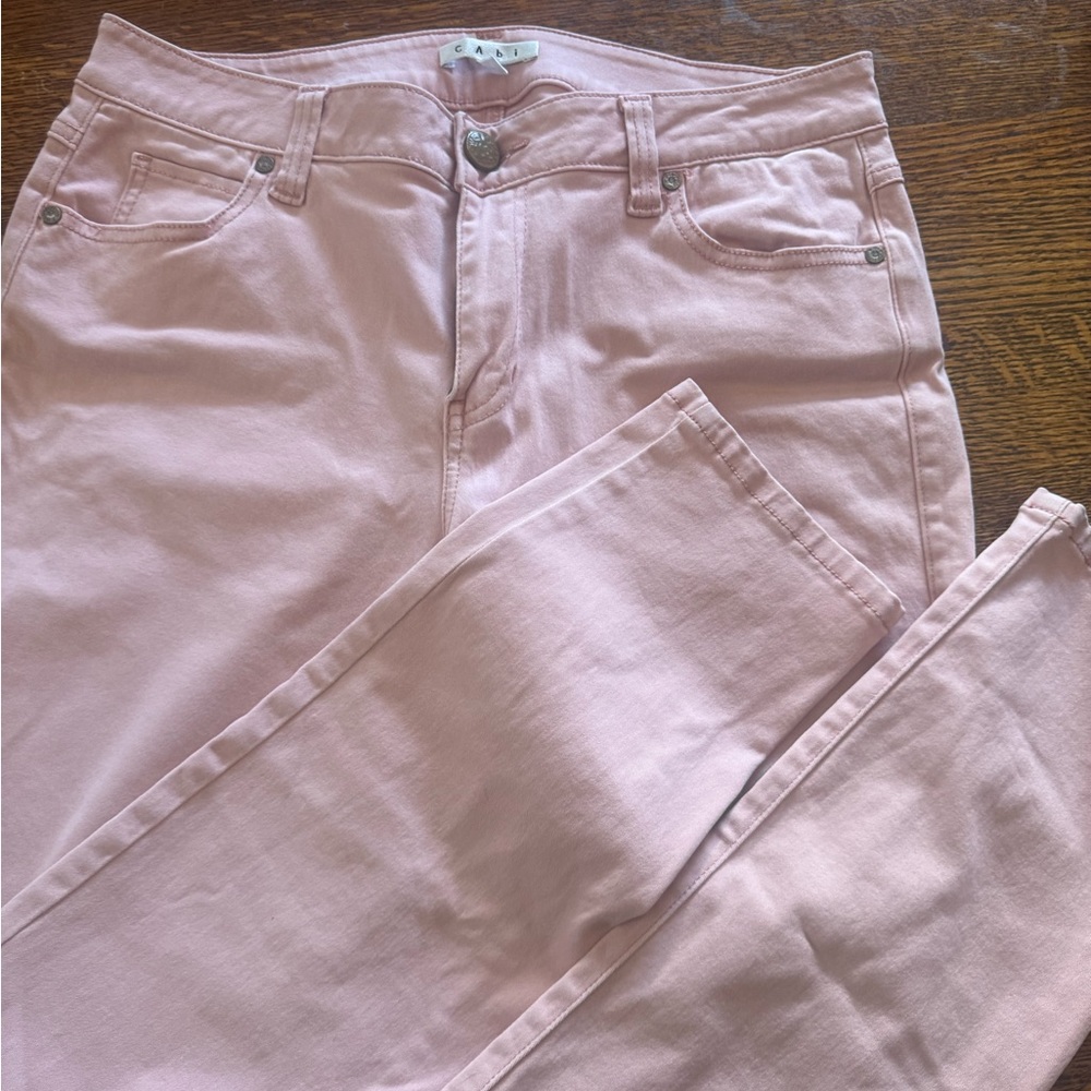 CAbi Light Pink Women's Skinny Jeans